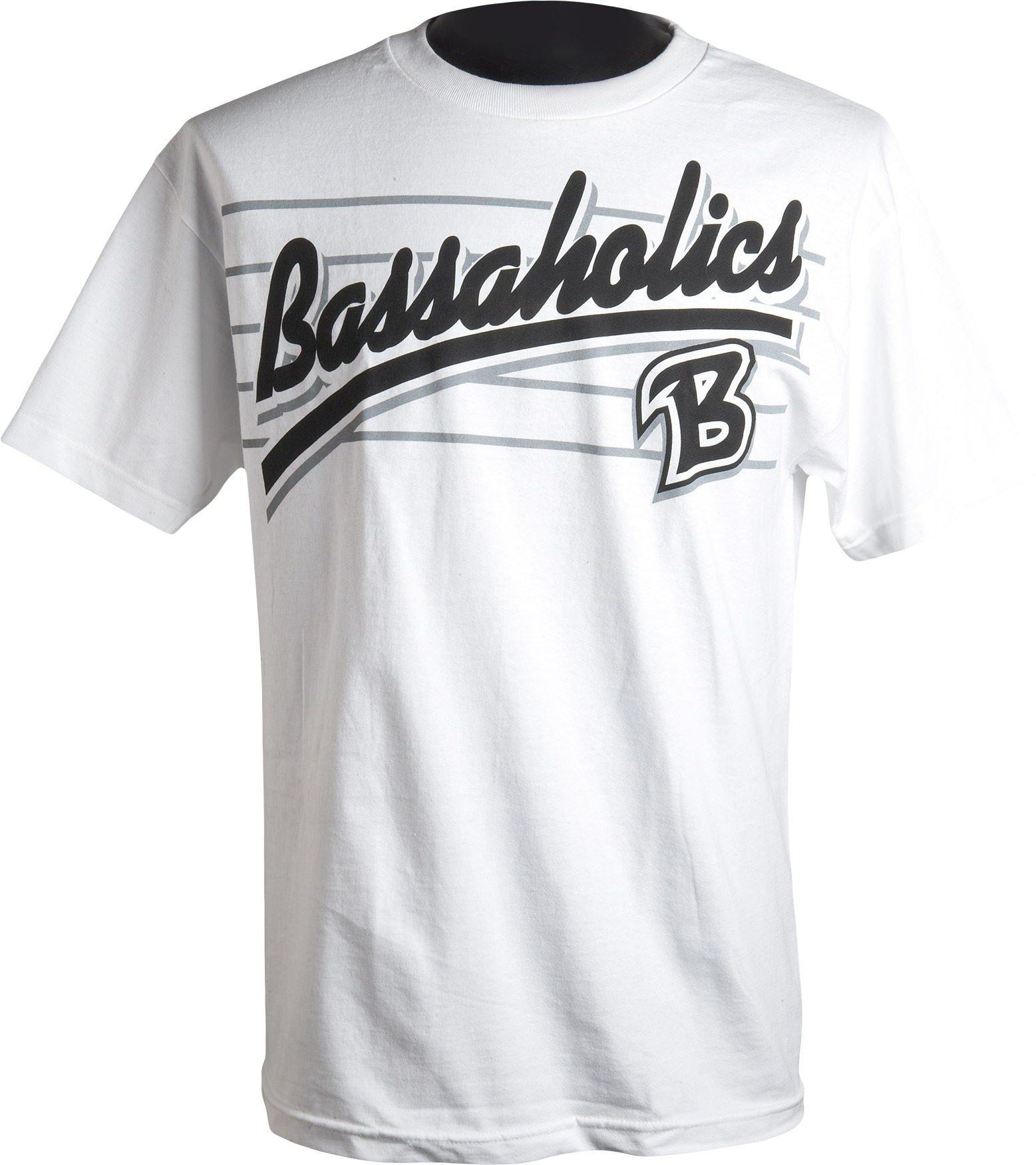 B Metal Bass Fishing Tshirt White / L
